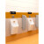 卫生间亚克力牌子门牌公共厕所标识标牌创意男女洗手间指示牌温馨提示牌小心地滑禁止吸烟节约用水便后请冲水 第三卫生间(GWSJ-08) 7.5x18cm