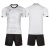 KELME /卡尔美足球服套装男比赛球服个性定制短袖球衣透气训练服 白色 XXL
