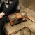 酷奇袋鼠（KUQIDAISHU）香港潮牌包包2023新款质量通勤单肩包小包真皮女士斜挎小圆包 咖啡色