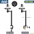 监控摄像头支架免打孔铝合金靠墙桌面伸缩加长双向夹 A68高度:55cm靠墙托盘款