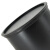 蓓尔蓝 客房垃圾桶 10L 圆形塑料阻燃桶 酒店果皮桶垃圾筒办公室纸篓 BEL118 黑色双层
