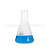 定制三角烧瓶实验室锥形瓶玻璃瓶广口平底烧瓶高硼硅加厚玻璃锥形 加厚200ml5个价