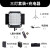 贝阳（beiyang） LED摄影补光灯套装600D\/1100D直播拍视频影视灯光演播室摄影棚器材 600D三灯套装+电池（送遥控器+横臂）