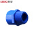 联塑（LESSO）外丝直接头(PVC-U给水配件)蓝色 dn75XR21/2＂
