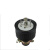 LKEW隆光明装工业插座LK2420K-1三相四线自锁黑色插座 4P20A250V 防松橡胶插头LK8420