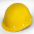 美安明 安全帽工地 新国标ABS 防砸透气 工业头盔电力工程工地建筑施工玻璃钢型透气支持印字黄色 MAM-188C黄色 国标品质-免费开专票 印制