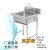 定制简易不锈钢水槽单槽双槽洗菜盆洗碗池带支架厨房双水池洗手盆 14长0宽0高三池0.厚