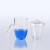 忽风包邮带盖石英坩埚耐高温高纯高透化学实验室教学玻璃仪器5-2000ML 坩埚盖(适配5ml)