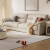 映棠真皮沙发客厅头层牛皮欧式沙发小户型皮艺现代轻奢新款沙发PS061 柔沙2.47m