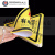 配电箱当心触电安全警示贴纸小心有电危险标识高压防触电标签语 黑色有电危险 15x15cm