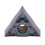 MZG三角形刀片TNGG160401/02/04-FN车床不锈钢高硬钛合金精车刀粒 TNGG160401-FN ZP163高硬钢件