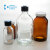 RICH LAB 进口Wheaton刻度培养基瓶透明玻璃试剂瓶密封样品瓶125 250 500ml 适配1000ml 实心盖 240281