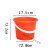 调油漆桶 塑料桶 小红桶 大号红无盖4.8L