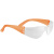 华特2401橙色防护眼镜 平光透明PC镜片 防尘防沙骑行户外眼镜