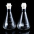 海斯迪克 HKC-170 玻璃三角烧瓶 高硼硅耐高温平底锥形瓶 直口500ml 
