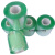 6cm绿色PVC电线膜PE小缠绕膜自粘膜透明保护膜包装塑料膜 4cm宽10卷