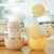 FK 纳米纤维清洁球（2个装）创意小鸡手柄厨房去油渍不伤手卫生锅刷 黄色套装