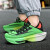 AXRX夏季网面透气运动鞋男款青少年前掌气垫减震耐磨跑步鞋学生跑鞋男 渐变绿 36