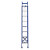 储力单侧直梯单侧直梯铝合金阁楼梯爬梯加厚一字梯工程梯户外梯单边梯子5米特厚款3mm厚升4.6米收2.7米