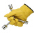 阿力牛 ASH62 羊皮电焊劳保手套 氩弧焊防烫隔热耐磨耐高温焊工专用手套 黄色魔术贴款 