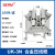 UK2.5B导轨式接线端子UK3N 5N 6N 10N双层电压电流保险接地端子排 UK25N铜件50片/盒