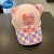迪士尼（Disney）儿童帽子可爱女童字母棒球帽宝宝卡通遮阳帽弯帽檐鸭舌帽新款男童 布米奇格子 粉色 2-7岁47-53cm x 可调节
