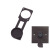 PRATT航空插头USB2.03.0母对母直通插座金属外壳面板式固定母座 USB3.0直角90度(带防尘盖)