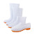 新宜和 PVC工厂靴防水防油雨鞋加厚耐磨软底耐酸碱 白色中筒款（5双装） 40