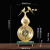 伊弥（EVEMI）黄铜葫芦座钟客厅新中式创意大气装饰桌面钟表现代轻奢艺术时钟 金鹊报喜-大理石底座 其他
