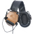 MAOKU户外Comtac-II无电子拾音降噪战术耳机头戴式C2耳麦有线耳机 灰色-拾音降噪版 官方标配
