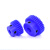蓝色尼龙齿轮1模15齿-60齿电机凸台齿轮圆柱直齿轮塑料正齿轮 紫色 尼龙凸台 1模40齿 孔1