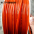 DYQT进口聚氨酯圆带T实心圆条优力胶条圆带工业传动皮带234568mm 光面橘红3mm进口一米
