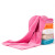 兰诗（LAUTEE）DA1079 加厚纤维毛巾定制毛巾吸水巾 粉红色 30*60cm 10条装