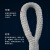 铸固 起重吊绳 两头双扣圆环形工业锁具耐磨尼龙编织吊装绳组合索具 8吨7米 