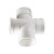 联塑（LESSO）顺水四通(平面等径四通)PVC-U排水配件白色 dn125