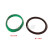 定制铝塑管铜接头用绿色皮圈O型圈 太阳能专用配件防漏密封圈 2025绿色皮圈50个