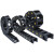 尼龙拖链雕刻机电缆穿线槽机床塑料履带桥式坦克链条工业传动链条 (内高*内宽)15*40