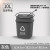 摇盖容量长方形大垃圾桶垃圾筒容量带盖商用户外翻盖直投分类长方 100升加厚带盖灰色