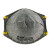 耐呗斯 KP95杯型口罩 防油烟粉尘工业口罩 头戴式无阀 外置鼻梁 NBS9537CP 20只/盒