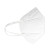 冠桦6801耳带折叠式KN95防护口罩 2000只 防颗粒物粉尘成人防飞沫口鼻罩 白色 定制
