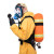 仁聚益消防正压式空气呼吸器 便携式防毒面具面罩长管呼吸器 RHZKF6.8/30 全套