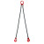 尚留鑫 起重链条吊索具3吨1.5米双腿G80锰钢组合吊具