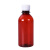 动力瓦特 透明塑料瓶带盖 PET分装瓶 试剂瓶细口瓶 液体样品取样瓶带刻度 60ml（棕色15个装）