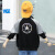 豆豆卡曼男童春秋款外套3-8-15岁小男孩穿的百搭夹克运动服中大童棒球服 五角星黑色(外套) 130cm