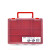 机器人配件收纳盒加高工具盒双层玩具箱 手提塑料乐高零件盒 R-4101中红色