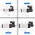 4V210-08 4V310-10 4V410-15 4V110-06电磁阀五口二位 4V130E-M5 DC24V M5中位排气型