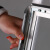 手提便携式铝合金海报架 单面双面展示宣传广告架 易拉宝P0P展架 PVC保护膜60*80