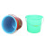 兰诗（LAUTEE）DA2161 多规格塑料水桶手提桶加厚水桶 口径36.5*高32cm约22升  5个装绿色