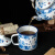 vieruodis搪瓷杯子 茶缸子老式怀旧经典带盖子水杯加厚带盖子80后回忆 9CM中国风 特厚搪瓷杯（560ml）