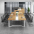简约会议桌椅组合大小型多人洽谈长条桌子工作台办公室会议 2.0*1.0m(适合6人)